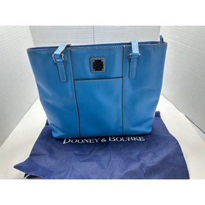 DOONEY & BOURKE blue pebble grain Lexington tote bag